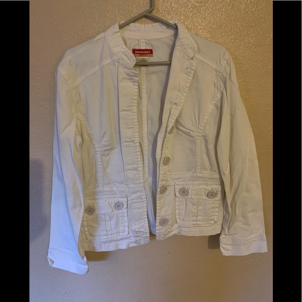 White Button-Up Jacket